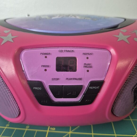 Portable CD Player Radio My Little Pony Boombox 56357 Pnk Tru Parts Only Decor - Picture 6 of 7